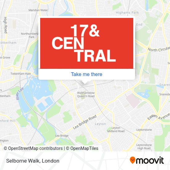 Selborne Walk map