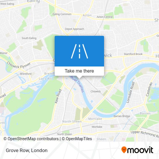 Grove Row map