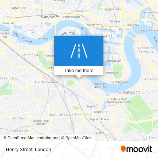 Henry Street map