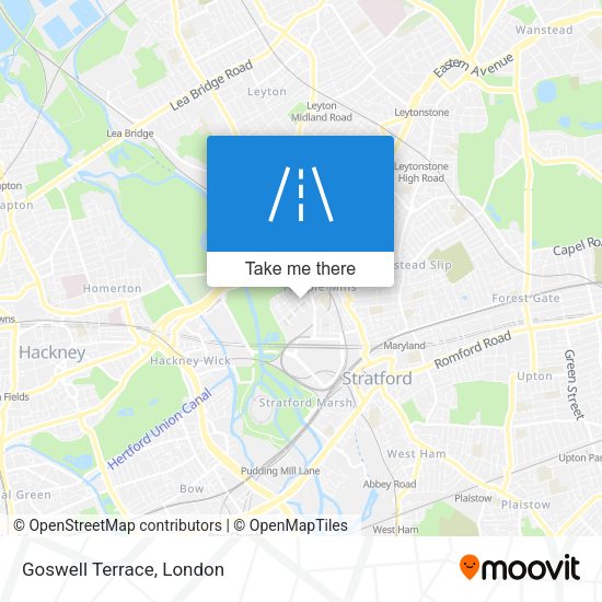 Goswell Terrace map