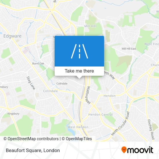Beaufort Square map