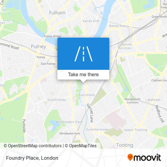 Foundry Place map