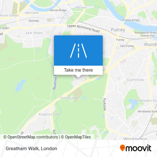 Greatham Walk map