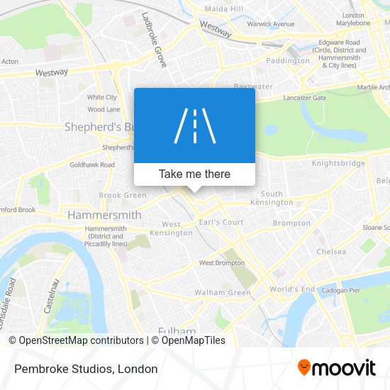 Pembroke Studios map