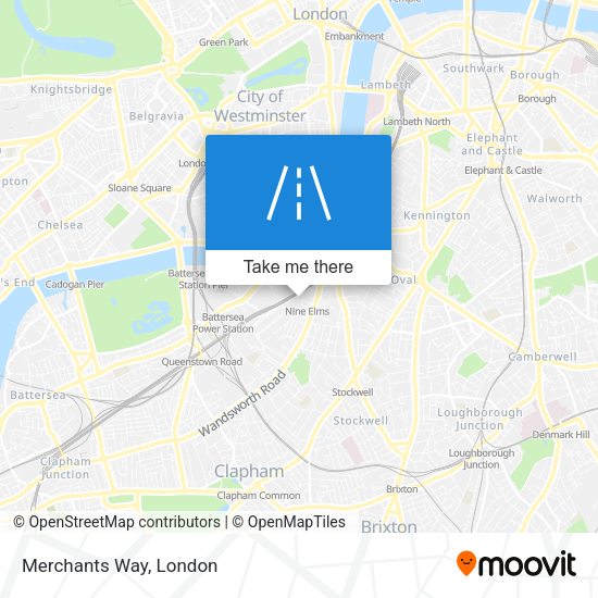 Merchants Way map