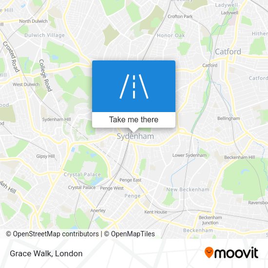 Grace Walk map