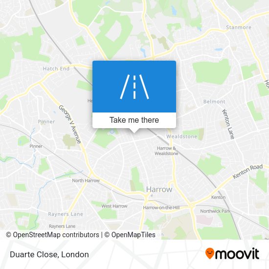 Duarte Close map