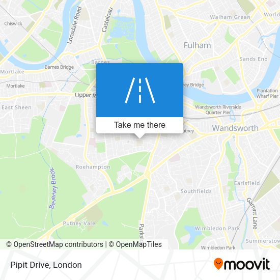 Pipit Drive map