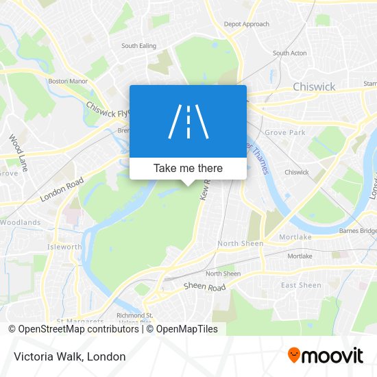 Victoria Walk map