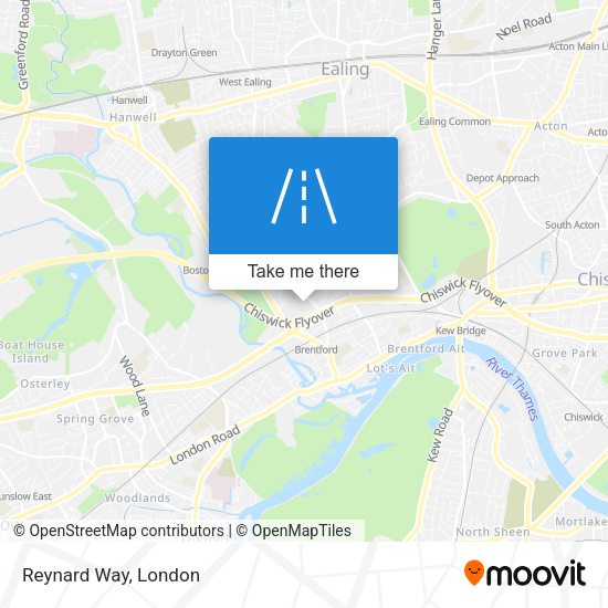 Reynard Way map
