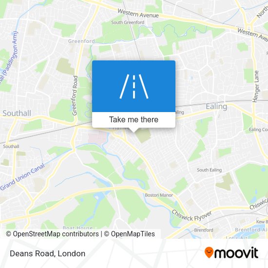 Deans Road map