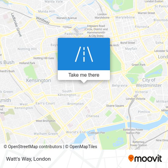 Watt's Way map