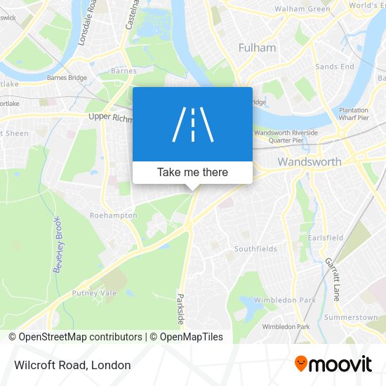 Wilcroft Road map