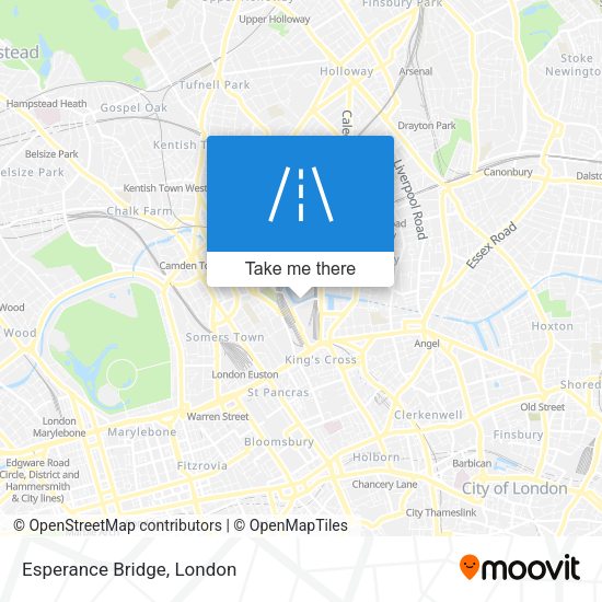 Esperance Bridge map