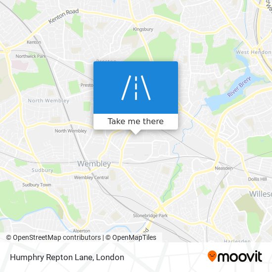 Humphry Repton Lane map