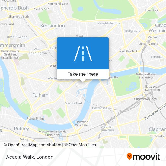 Acacia Walk map
