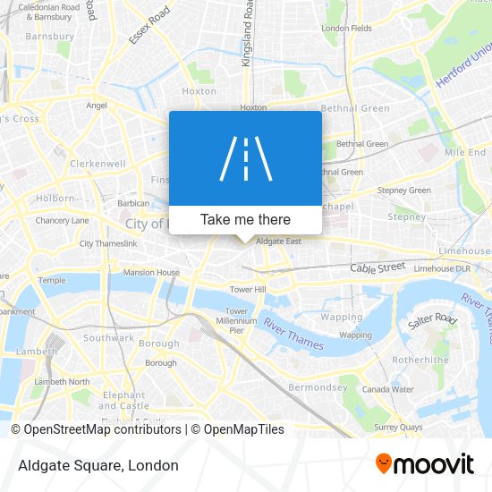 Aldgate Square map