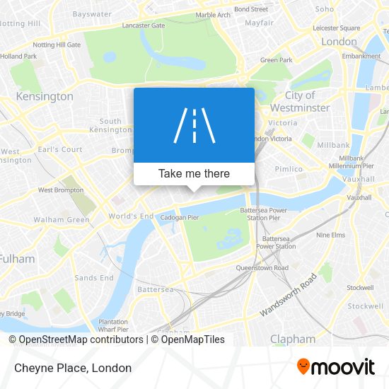 Cheyne Place map