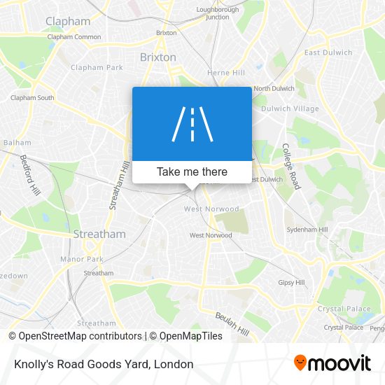 Knolly's Road Goods Yard map