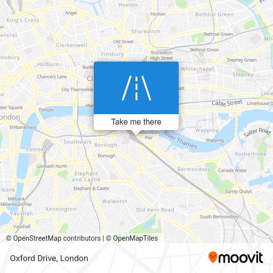 Oxford Drive map