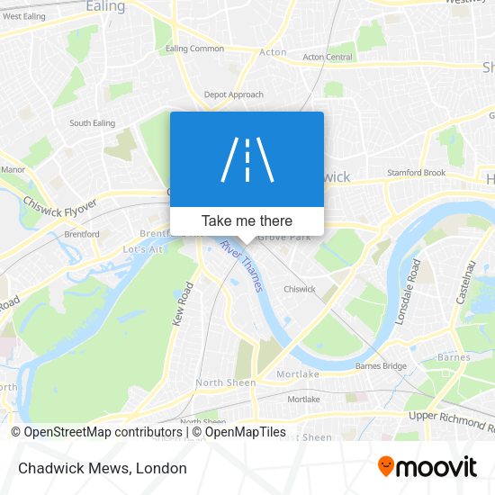 Chadwick Mews map
