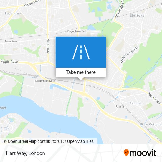 Hart Way map