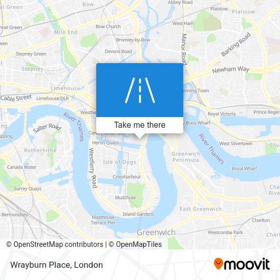 Wrayburn Place map