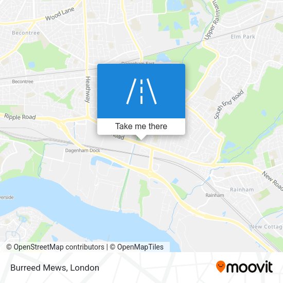 Burreed Mews map