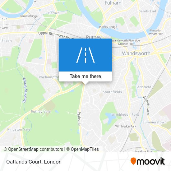 Oatlands Court map