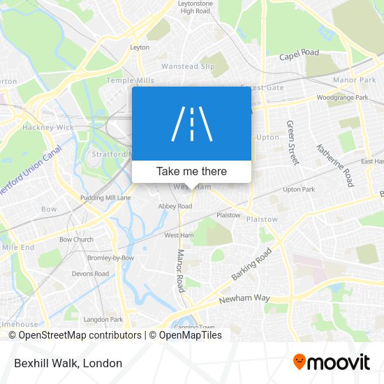 Bexhill Walk map