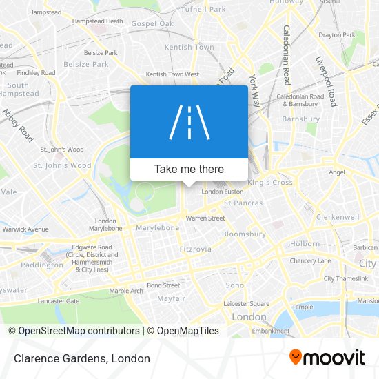 Clarence Gardens map