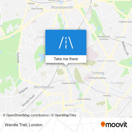 Wandle Trail map