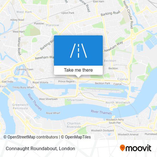 Connaught Roundabout map