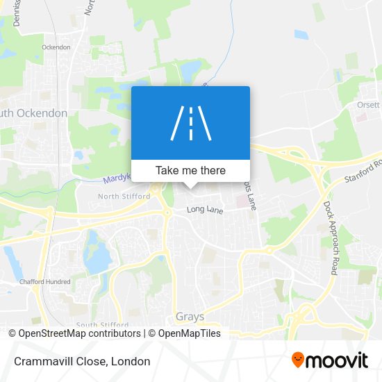 Crammavill Close map