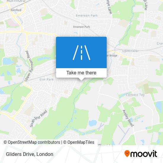 Gliders Drive map