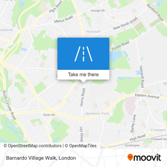 Barnardo Village Walk map