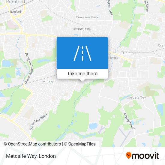 Metcalfe Way map