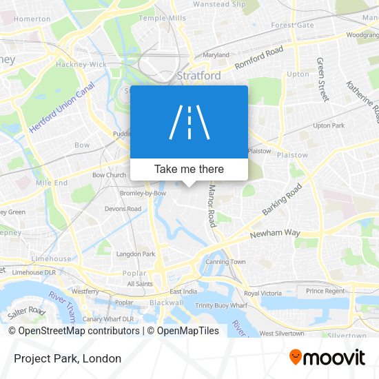 Project Park map