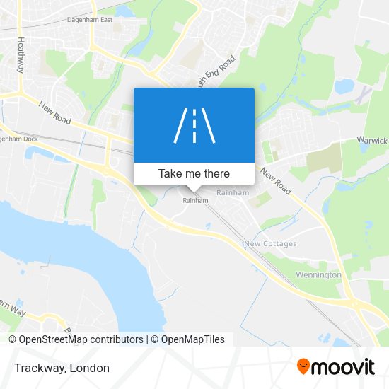 Trackway map