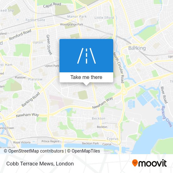Cobb Terrace Mews map