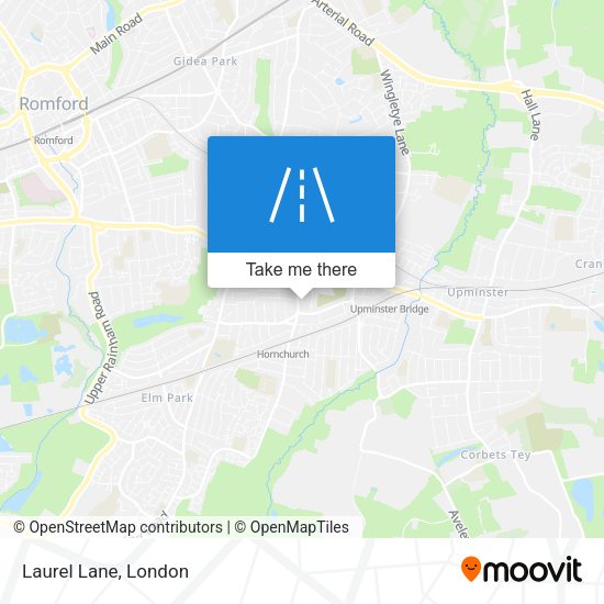 Laurel Lane map