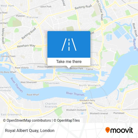 Royal Albert Quay map