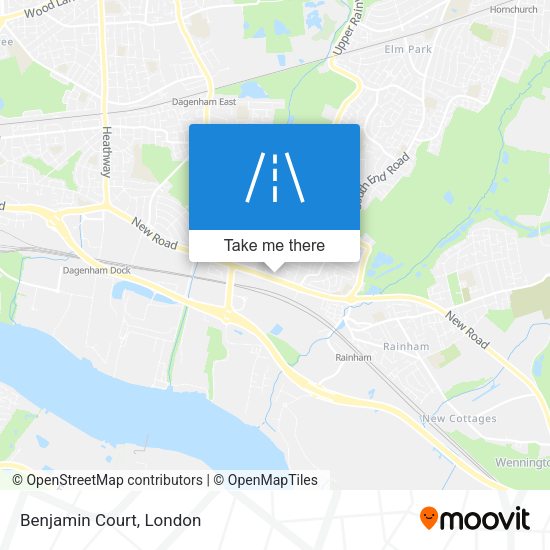 Benjamin Court map