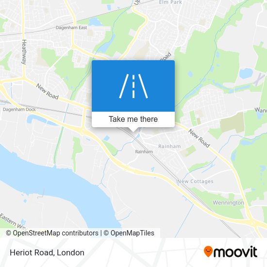 Heriot Road map