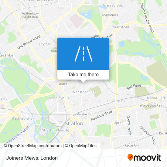 Joiners Mews map