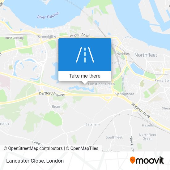 Lancaster Close map