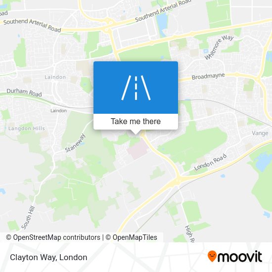 Clayton Way map