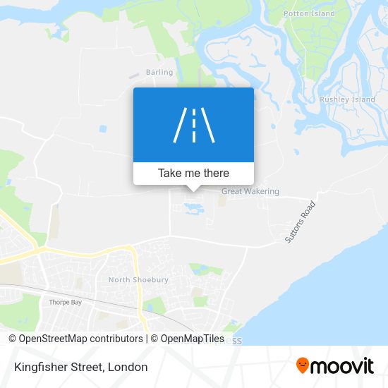Kingfisher Street map