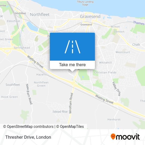 Thresher Drive map