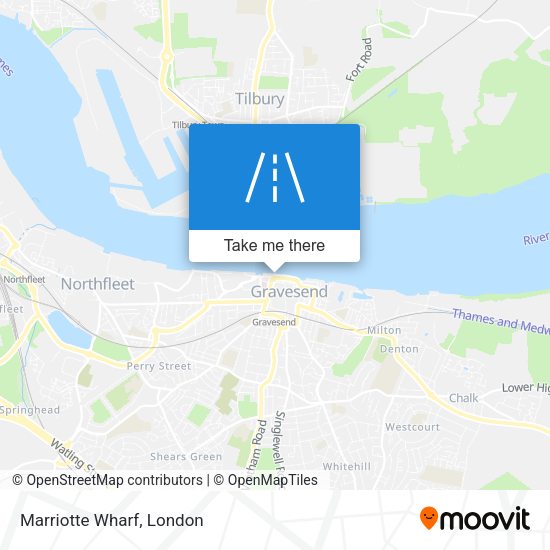 Marriotte Wharf map